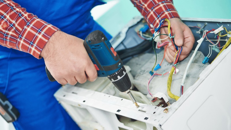 Nallıhan Şenocak Şenocak çamaşır makinesi kart tamiri – Su almama arızası orijinal parça ile giderildi. - Teknik servis örneği