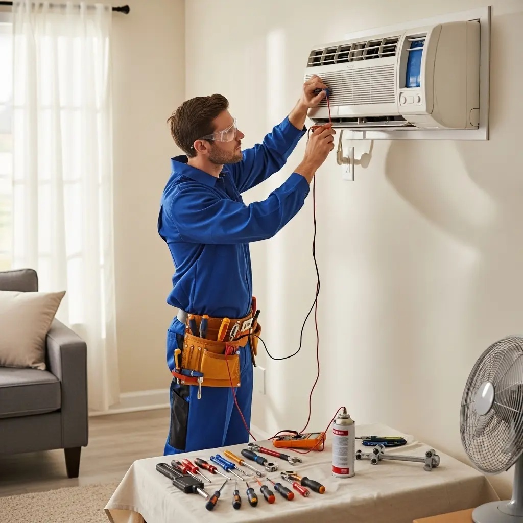 Nallıhan Şenocak Şenocak klima gaz dolumu ve bakım – Enerji verimliliği artırıldı. - Teknik servis örneği